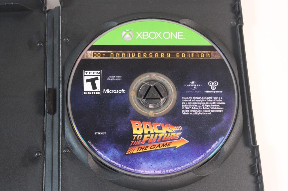 Back to the Future: The Game 30th Anniversary Edition (Xbox One, 2015) Disc Only